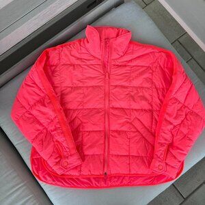 NWT Free People Pippa Packable Puffer Jacket Hot Watermelon FP Movement XS